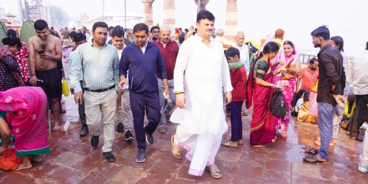 घाटों पर होगी 250 बायोट्वायलेट एवं चेंजिंग रूम की व्यवस्था