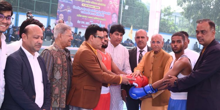 गूंजे मुक्केबाजों के दमदार पंच, के.एस.ई. कप बॉक्सिंग चैम्पियनशिप का भव्य आगाज़