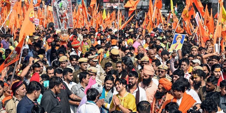 दिल्ली से वृंदावन के लिए निकली ‘सनातन हिंदू एकता पदयात्रा