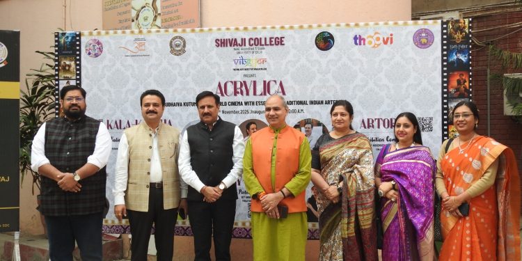 New Delhi, India: Acrylica 2025 Art Festival Opens at Shivaji College with Celebration of Global Cinema and Indian Traditions