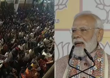 भाजपा मुख्यालय से बोले पीएम मोदी- बिहार की जनता ने गर्दा उड़ा दिया…