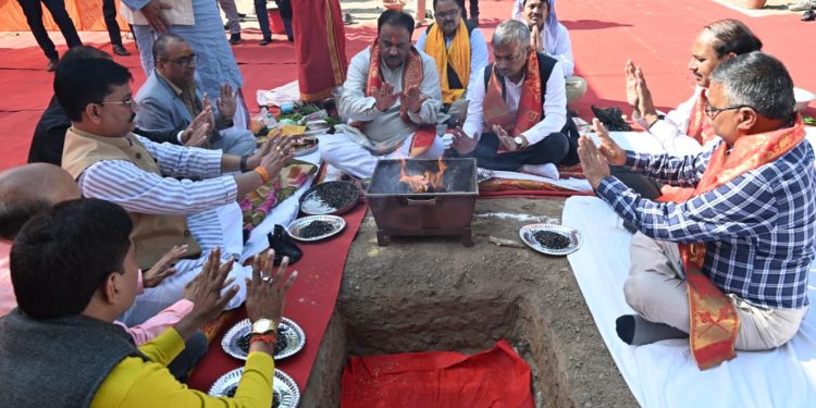 नए डाक घर हुआ शिलान्यास