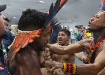 Protesters clash with security at main venue of COP 30 climate summit in Brazil