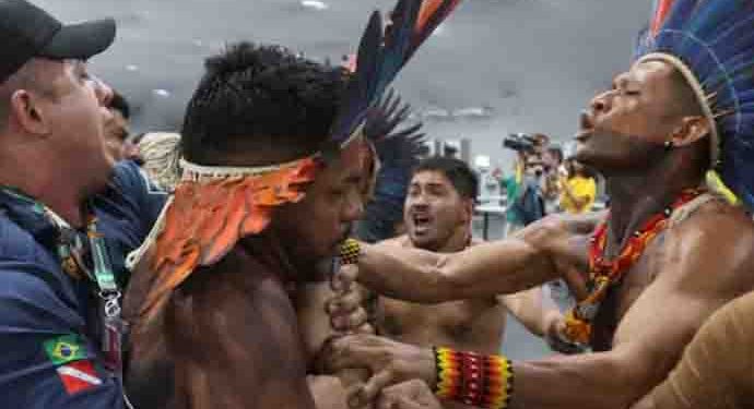 Protesters clash with security at main venue of COP 30 climate summit in Brazil