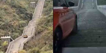 Chinese Automaker Tries To Recreate Viral Range Rover Stunt, Fails Miserably