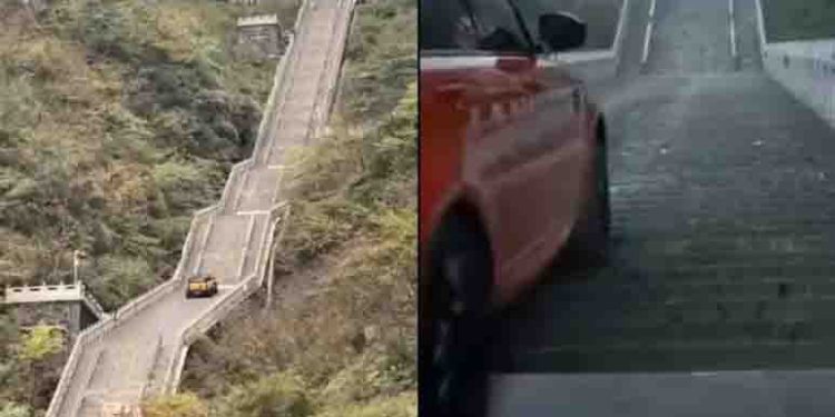 Chinese Automaker Tries To Recreate Viral Range Rover Stunt, Fails Miserably