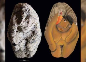 12,000-Year-Old Figurine Of Woman, Goose Offers Peek In Prehistoric Belief