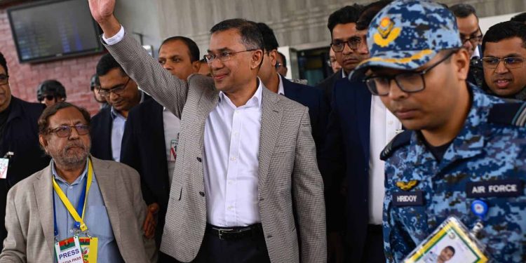 BNP chairman Tarique Rahman returns to Dhaka after 17 years, completes voter registration, pays tribute to slain student leader