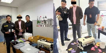 รวบจีนเทาใช้ห้องคอนโดเป็นฐานผลิตหัวพอตเค ขายให้เพื่อนร่วมชาติ ย่านห้วยขวาง