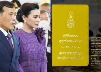 ในหลวง-พระราชินี พระราชทานปฏิทินหลวง พุทธศักราช 2568 แก่ผู้ที่มาลงนามถวายพระพร เนื่องในวันขึ้นปีใหม่ 2569