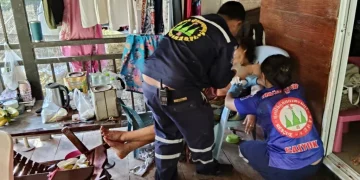 มือปืนบุกยิงชาวบ้านไทรโยค เจ็บ 3 – ฉุดหญิงบาดเจ็บขึ้นรถหนี ยขว คาดฝีมือ “พระถอดจีวร”