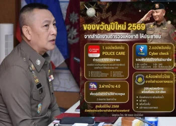 ตร.เปิด 4 โครงการ ของขวัญปีใหม่ “Police Care – ฝากบ้าน – Cyber Check – ห้องพักทั่วไทย”