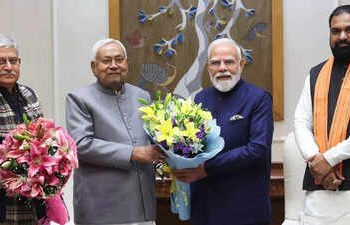 हिजाब विवाद: नीतीश कुमार ने दिल्ली में पीएम मोदी और अमित शाह से की मुलाकात