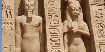 Two Colossal Statues Of Pharaoh Restored In Luxor After 2 Decades