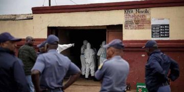Eleven arrested over mass shooting in South Africa tavern