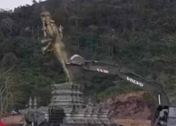 Buddha Statue Built In Place Of Hindu Idol On Disputed Thai-Cambodia Border
