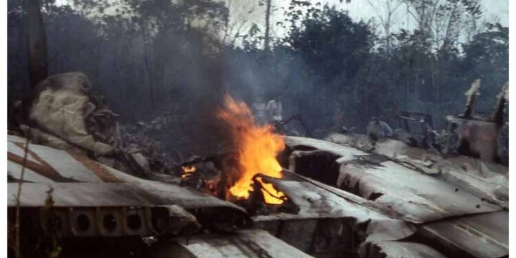 Small plane crashes in northeast Colombia, killing all 15 on board