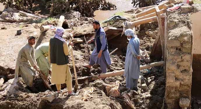 Flash floods kill at least 17 as heavy rains batter Afghanistan