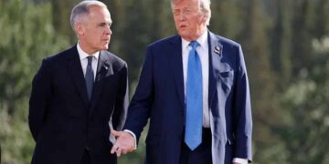 Trump threatens Canada with 100% tariffs if it ‘makes a deal with China’