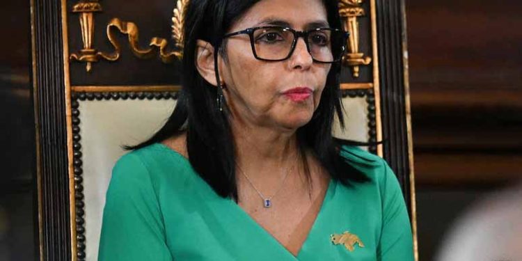 "No Foreign Agent Governing Venezuela": Interim President Delcy Rodriguez 1 “No Foreign Agent Governing Venezuela”: Interim President Delcy Rodriguez