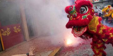 China rings in Year of the Horse with fireworks and humanoid robots