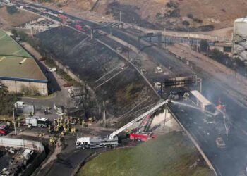 On Camera, Truck Carrying Liquid Gas Overturns, Explodes In Chile, 4 Dead
