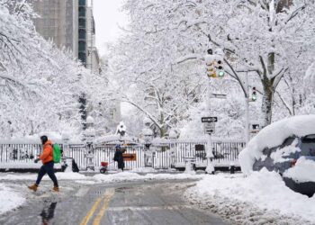 More than 5,000 flights cancelled as heavy snow hits US east coast, reports