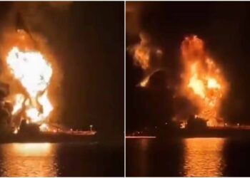 Oil tankers hit in Iraq after strike near al-Faw port, at least one dead