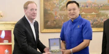 ประธานไมโครซอฟท์เข้าพบ “อนุทิน” เผยพร้อมลงทุนกว่า 3 หมื่นล้าน 2 ปีข้างหน้า พัฒนาทักษะดิจิทัล-AI คนไทย