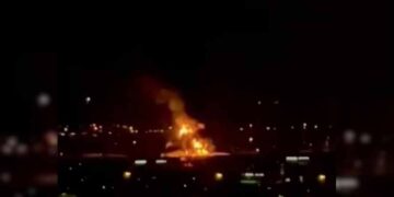 Massive Fire Near Dubai Airport After Iranian Drone Strike, Flights Suspended