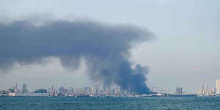 Dubai airport, iconic Burj Al Arab hotel damaged in Iranian missile strikes 1 Dubai airport, iconic Burj Al Arab hotel damaged in Iranian missile strikes