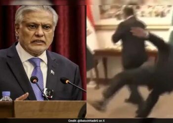 Video: Pakistan Deputy PM Ishaq Dar's Red Carpet Fall Goes Viral 2 Video: Pakistan Deputy PM Ishaq Dar’s Red Carpet Fall Goes Viral