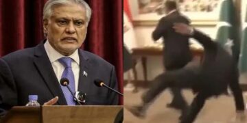 Video: Pakistan Deputy PM Ishaq Dar’s Red Carpet Fall Goes Viral