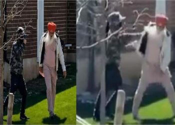 Elderly Sikh Man Attacked in Canada: Youth Hurls Racial Abuse, Tells Him to “Leave My Country”