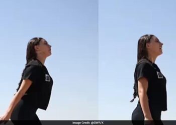 Woman Sets Record With 84 Squats In One Minute At 20-Metre-High Fortress In Armenia