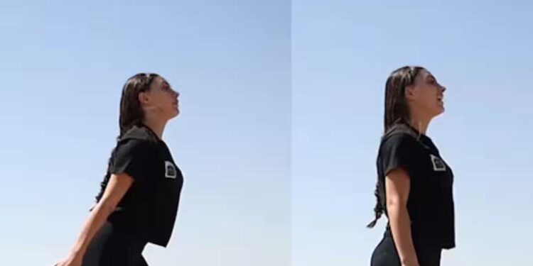 Woman Sets Record With 84 Squats In One Minute At 20-Metre-High Fortress In Armenia