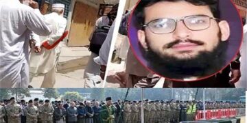 ISI Men, Top Terror Commanders at Pulwama Accused Hamza’s Funeral — Pakistan’s Terror Nexus Caught on Camera