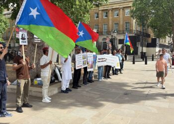 Baloch, Kurdish Protesters Rally Outside Downing Street Against Pakistan’s Nuclear Test Legacy (Videos)