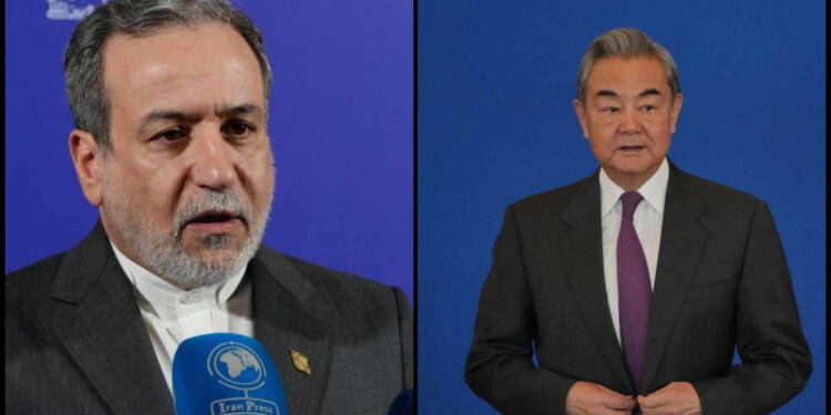 Chinese foreign minister Wang Yi meets Iranian counterpart ⁠Araghchi in Beijing