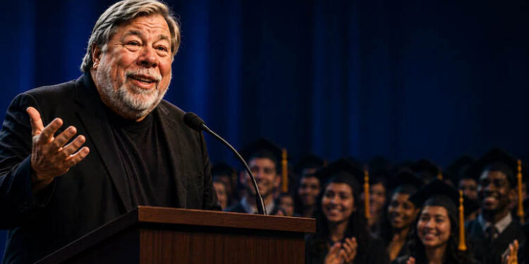 Why Students Cheered Apple Co-Founder’s Take On AI