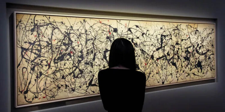 Jackson Pollock painting sells for record $181m at auction