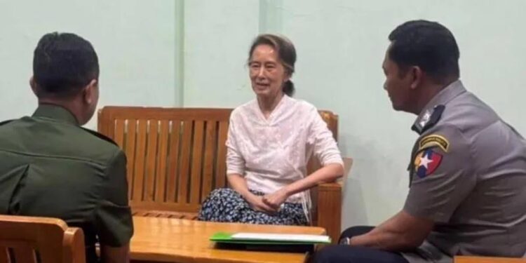 Myanmar ex-leader Aung San Suu Kyi moved to house arrest, military says