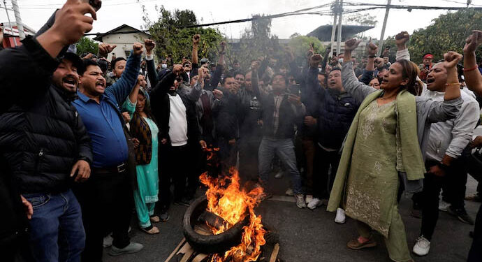 Nepal sees anti-government protests over demolition of squatter settlements