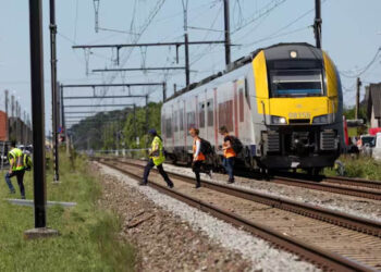 Train crashes into school minibus in Belgium’s Buggenhout, 4 killed