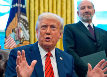 ‘We’ll knock them out a lot harder’: Trump warns Iran after US destroyers come under fire in Hormuz