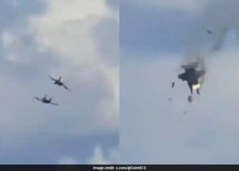 Video: Moment 2 Jets Collided Mid-Air At US Air Show