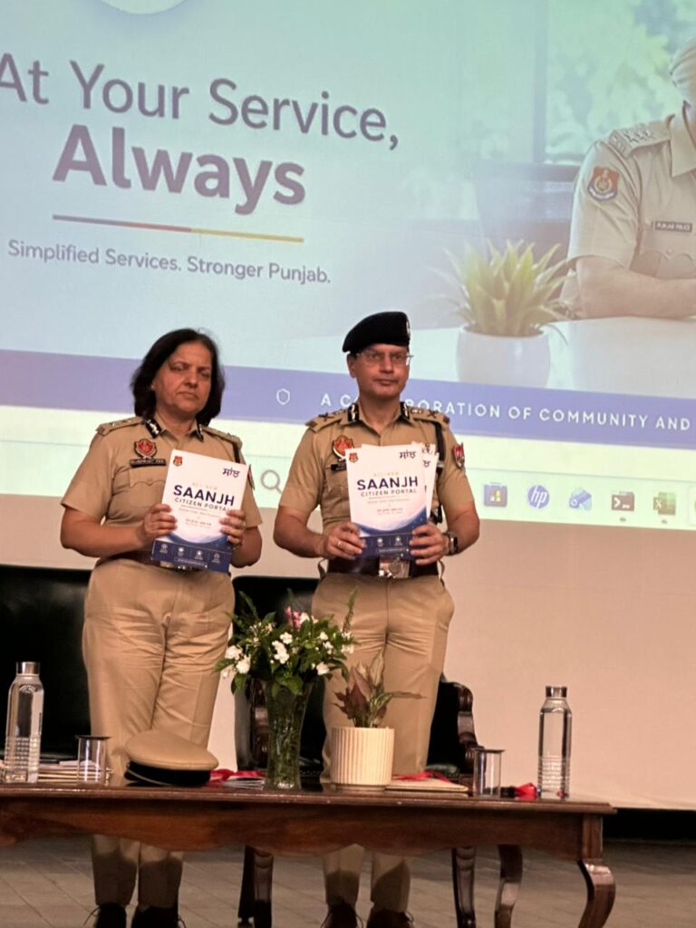 Punjab Police Goes Fully Digital: DGP Launches New SAANJH Portal, Flags Off 93 E-Scooters for Women Personnel 1 WhatsApp Image 2026 06 10 at 6.30.32 PM