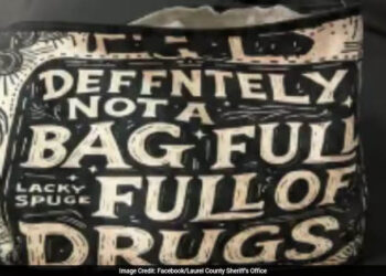 Police Find Drugs In Bag Labelled ‘Definitely Not A Bag Full Of Drugs’, 2 Arrested