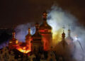 Over 20 injured as Russian strikes hit historic religious site in Kyiv