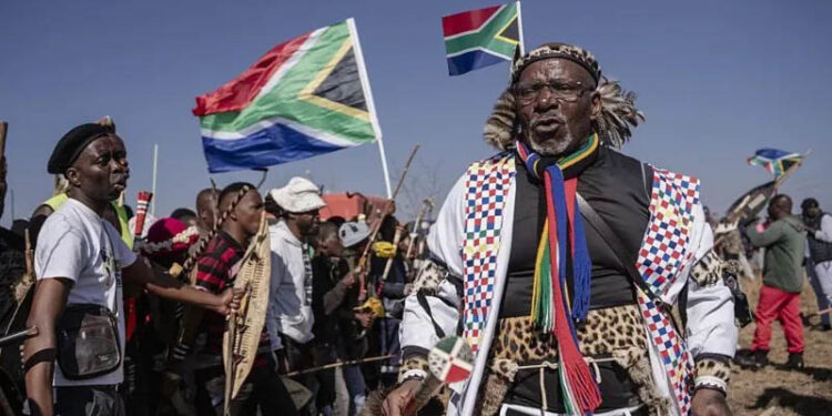 South African leader warns anti-migrant protesters ahead of unofficial deadline